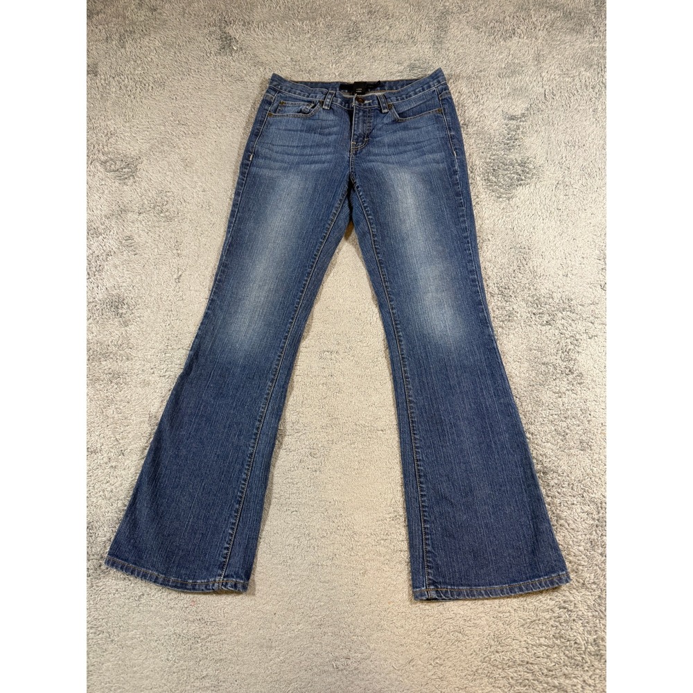 Calvin Klein Womens Flare Leg Jeans 28/6 Blue Medium Wash Stretch Denim
